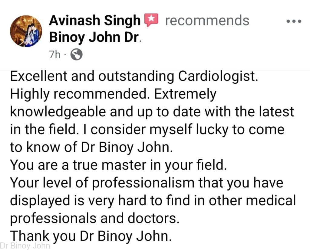 Avinash Singh Testimonial of Avinash Singh
